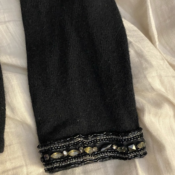 Vtg Valentino Night Cashmere Sweater Beaded (SW2) - Picture 2 of 8